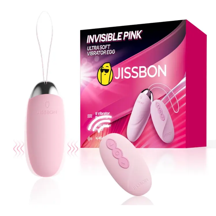 JISSBON 女性隐形粉红迷你子弹型震动棒/跳弹