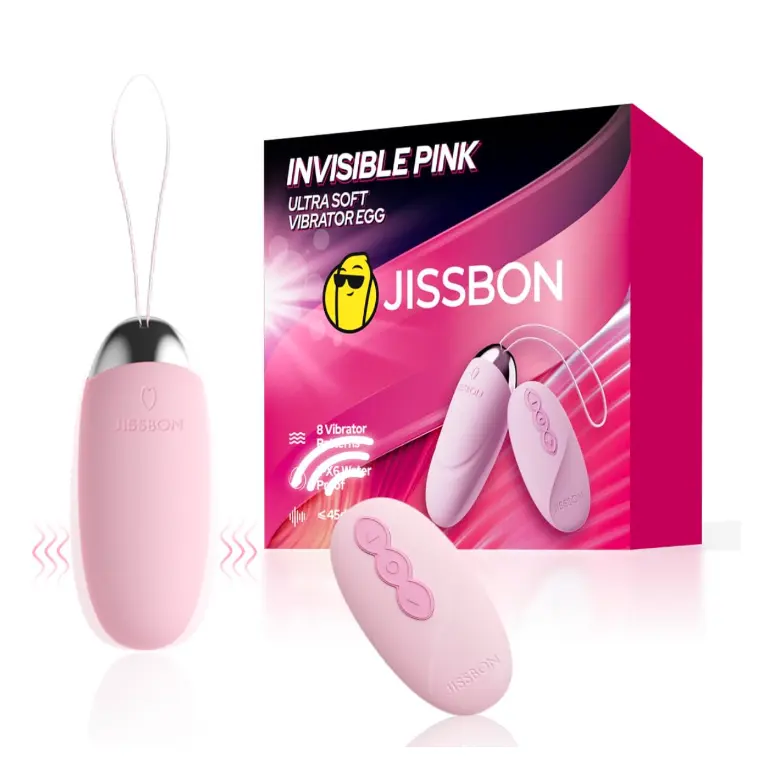 JISSBON 女性隐形粉红迷你子弹型震动棒/跳弹