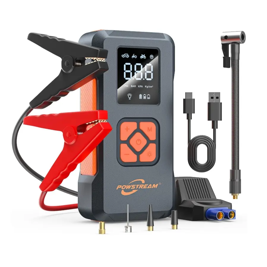 MARBERO Portable Car Jump Starter with Air Compressor MD02