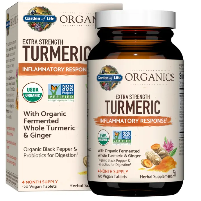 Garden of Life Organics Extra Strength Turmeric Inflammatory Response