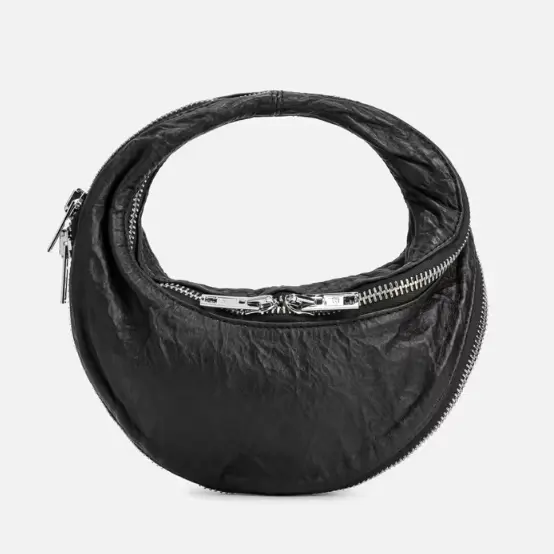 虞书欣同款！AlexanderWang twyst Mini褶皱单肩手提包