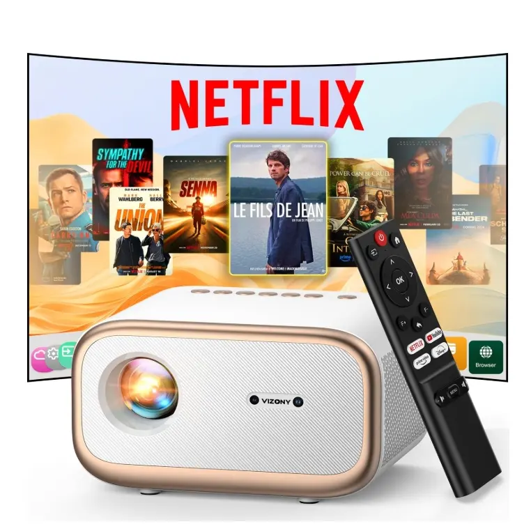 VIZONY E1 Pro Netflix 认证智能投影仪