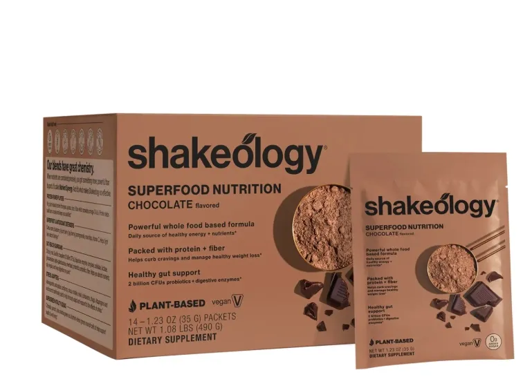 Shakeology 0克添加糖营养奶昔
