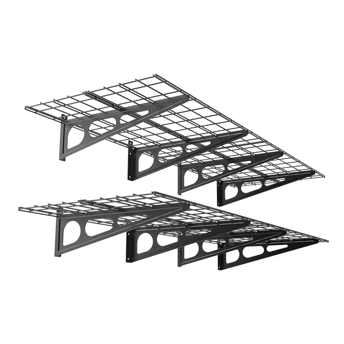 FLEXIMOUNTS 2-Pack 2x6ft Garage Shelving