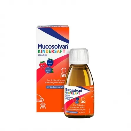 Mucosolvan 沐舒坦 30mg/5ml婴幼儿止咳糖浆100ml