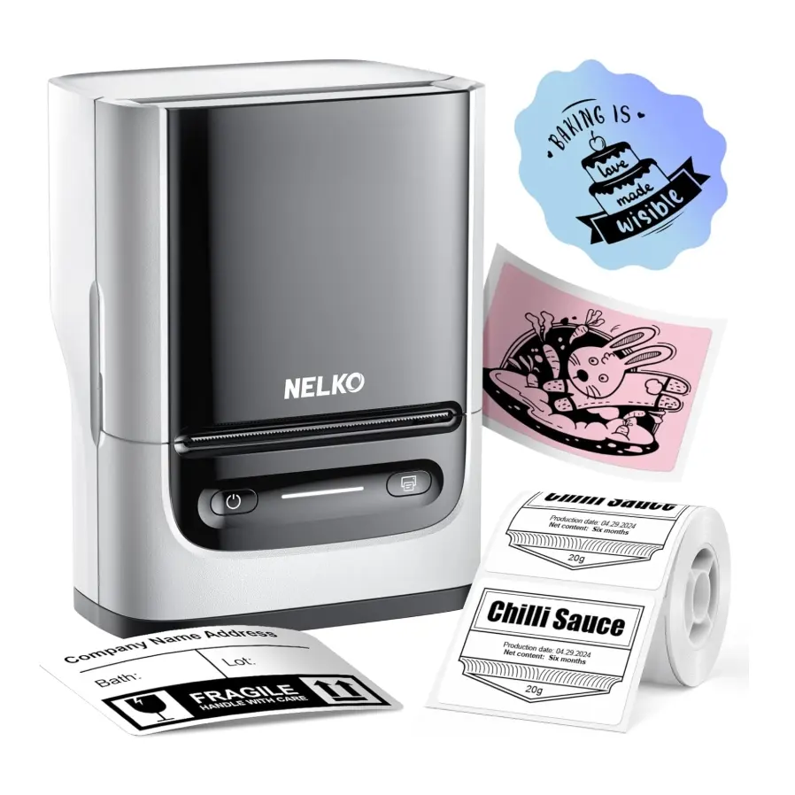 Nelko Label Maker Machine with Tape