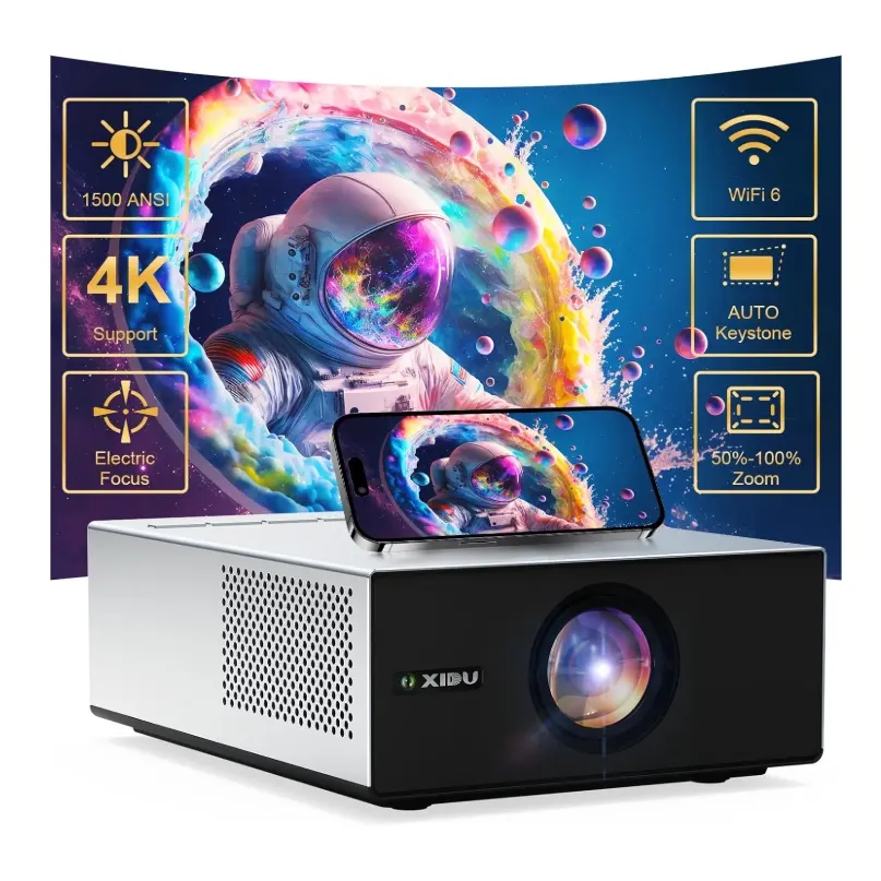 带 WIFI 和蓝牙的 4K 投影仪