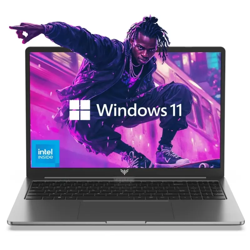 KAIGERR Laptop Intel N97 15.6-in 16GB DDR4 512GB SSD Windows Laptops