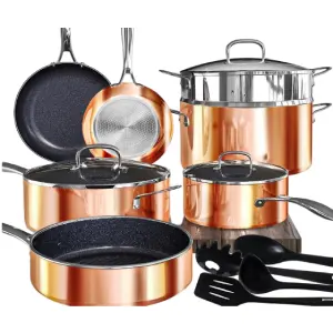 Deluxe DUXANO 14-Piece Healthy Pots and Pans Set