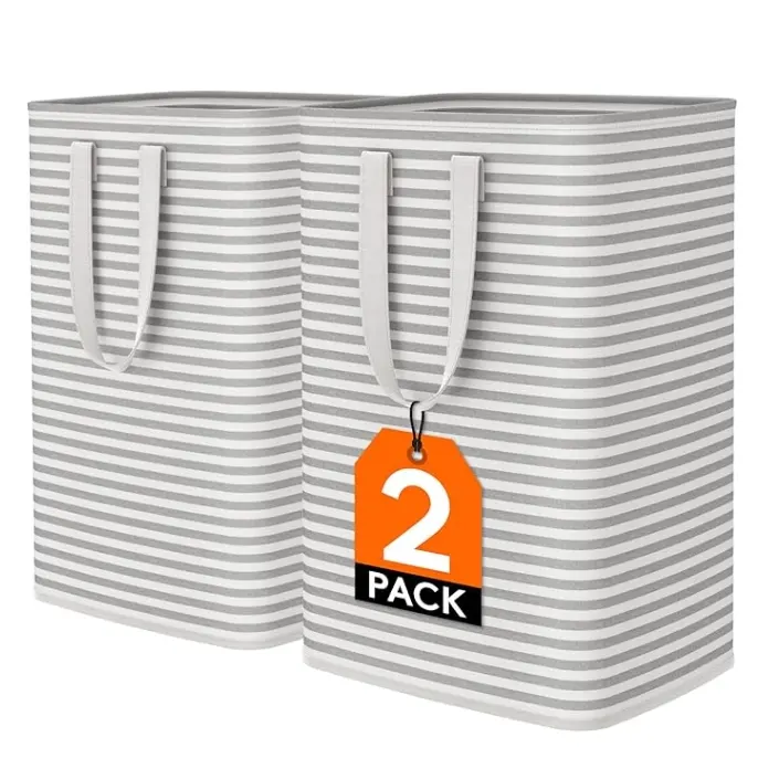 Lifewit 2 Pack Laundry Hamper Large Collapsible Laundry Baskets