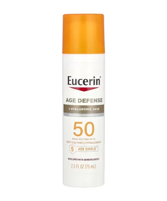 Eucerin, Lightweight Sunscreen Lotion For Face, SPF 50