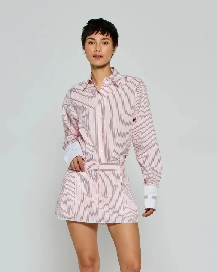 STRIPED OVERSIZED SHIRT '25