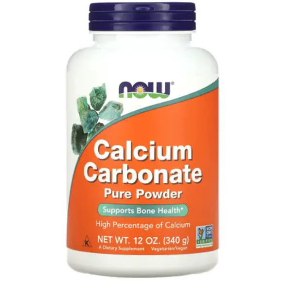 NOW Foods, 碳酸钙粉，12 盎司（340 克）