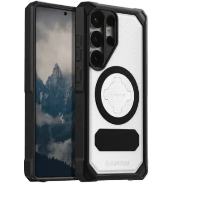 Samsung Galaxy S25 Ultra Rugged Case in Arctic White
