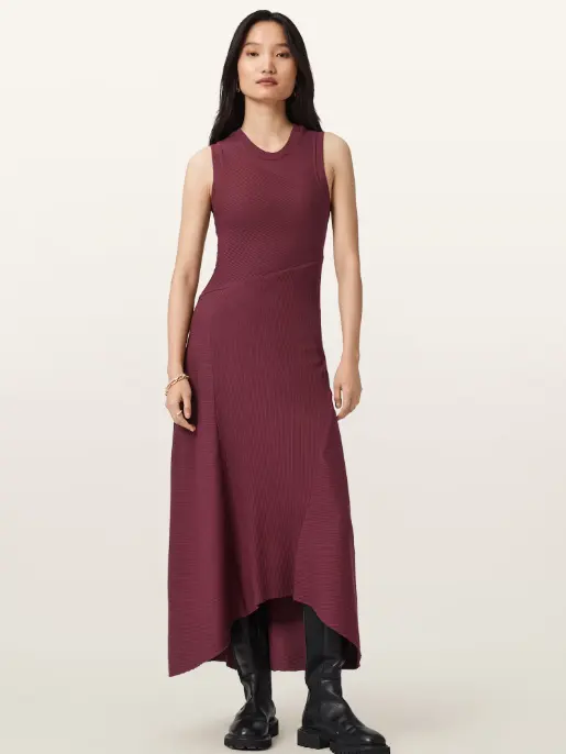 Gia 修身长款连衣裙