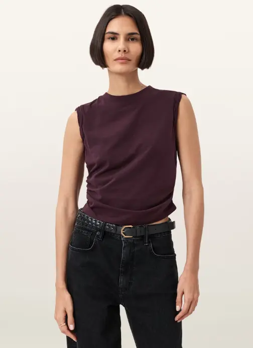 West 无袖背心上衣”