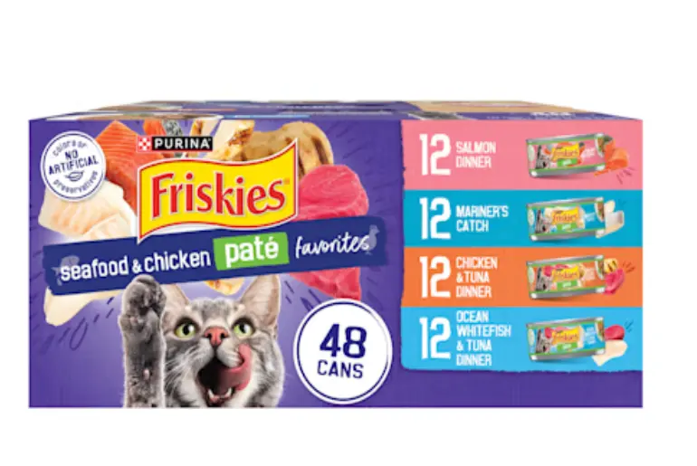 Purina Friskies 海鲜与鸡肉酱罐头猫粮组合装