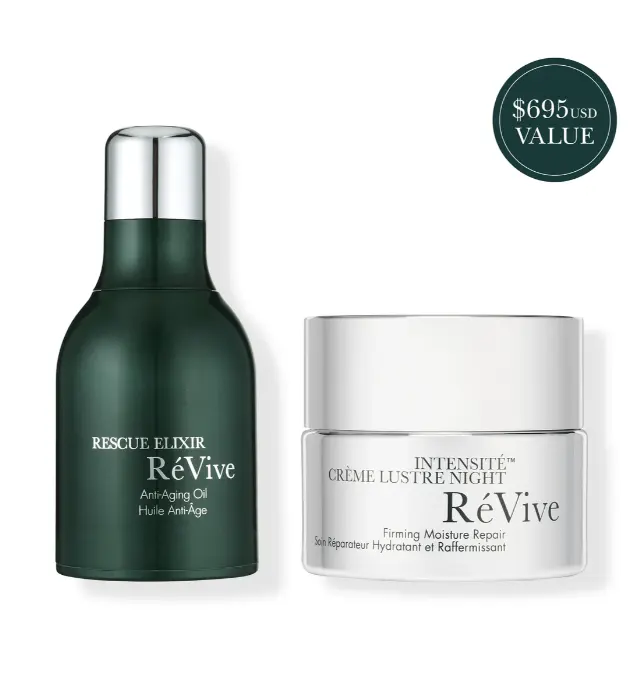 ReVive  一夜回春油+小熨斗面霜