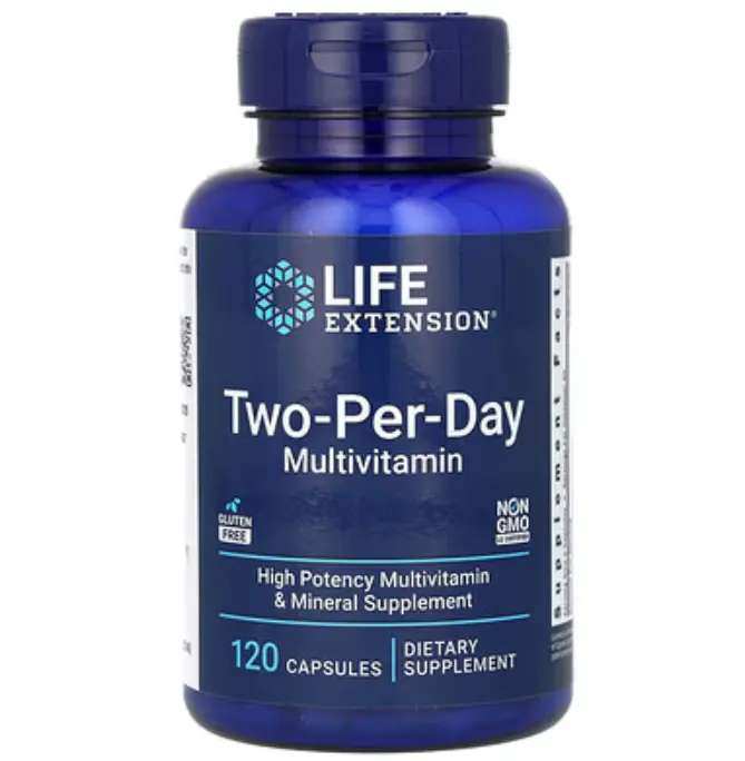 Life Extension 每日两粒复合维生素120 粒胶囊