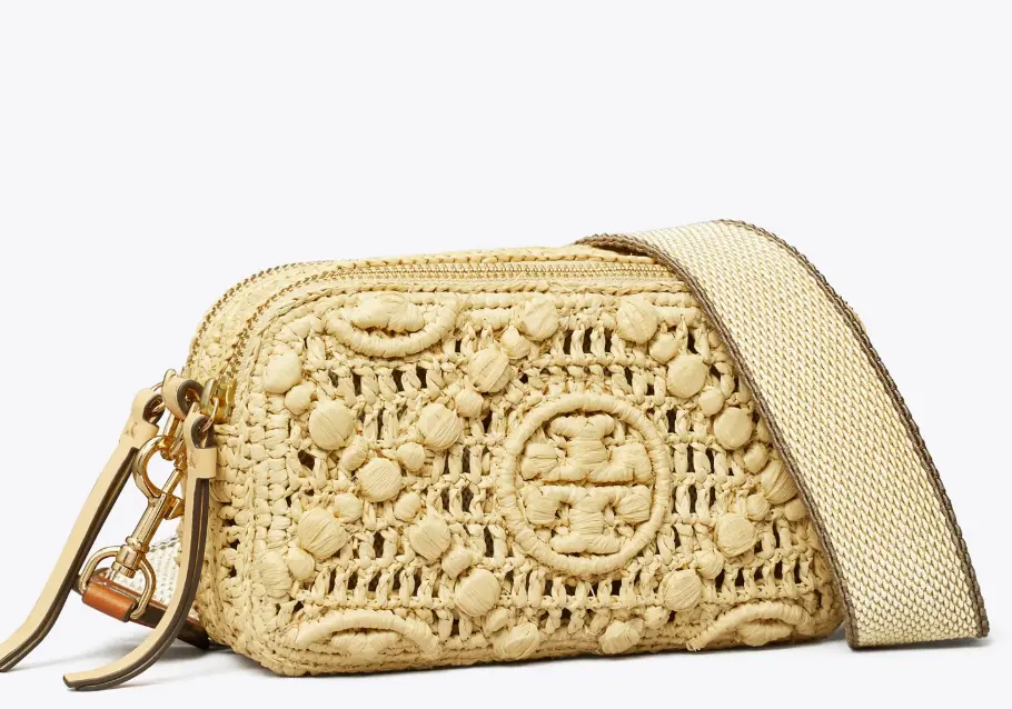 Mini Miller Raffia Crossbody Bag