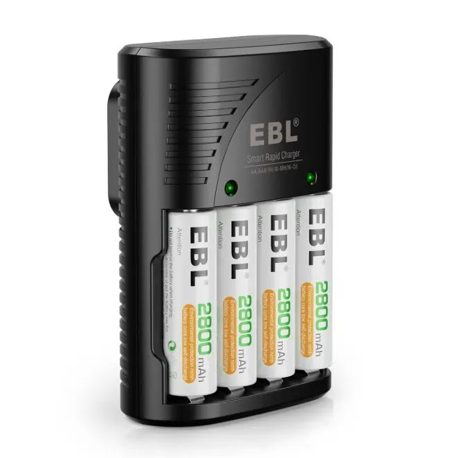 EBL Rechargeable AA Batteries 4 Pack