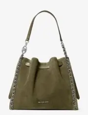 Mina 号绒面链条单肩包