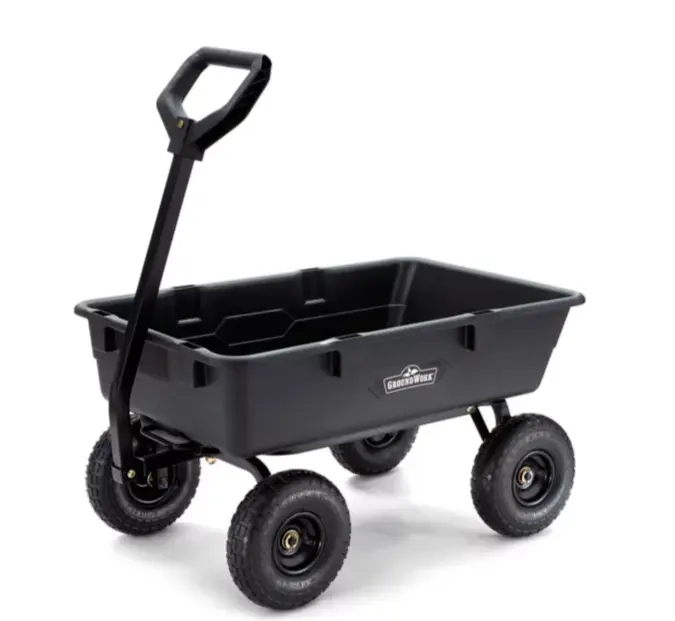 GroundWork 5 cu. ft. Dump Cart