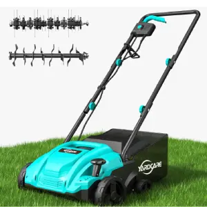 YARDCARE 2-in-1 Electric Dethatcher & Scarifier