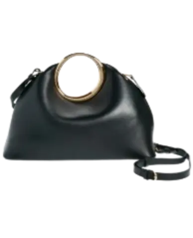 Jacquemus 黑色皮革手提包