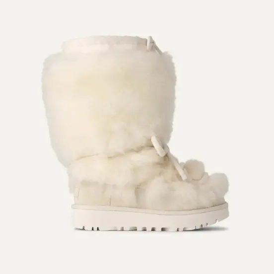 UGG 白色毛毛雪地靴