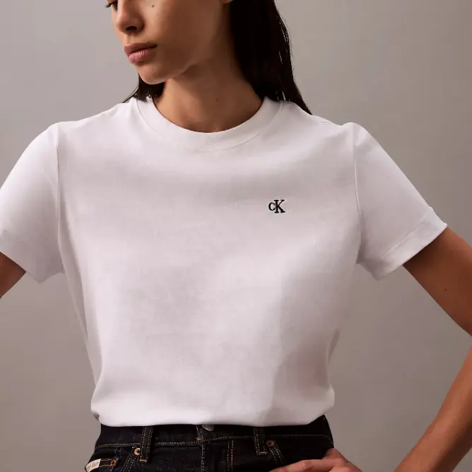 Calvin Klein logo T恤 金珉奎同款