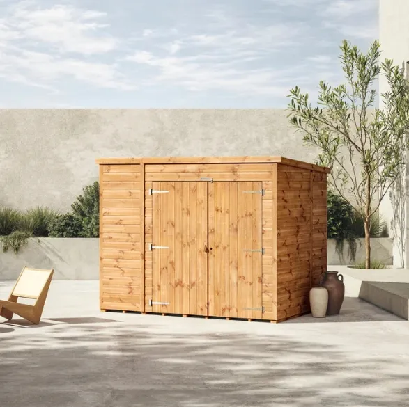 斜顶双门储藏棚