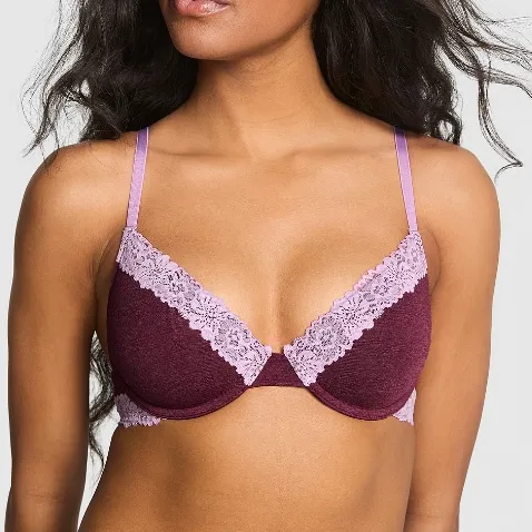 周子瑜同款 Victoria's Secret 葡萄紫三角杯内衣