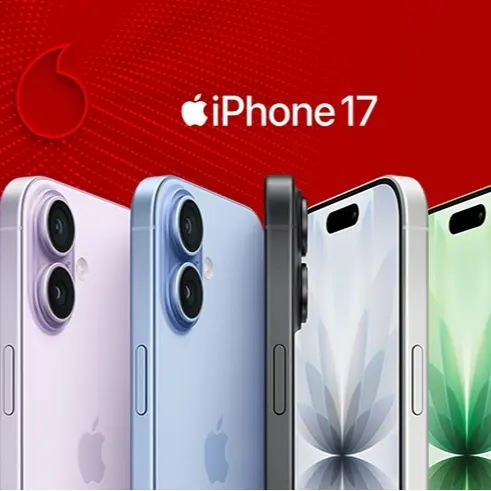 Vodafone Ltd：买iPhone 17，享无限流量套餐半价