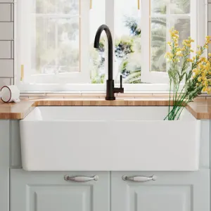 Feast 33英寸农舍风单槽厨房水槽