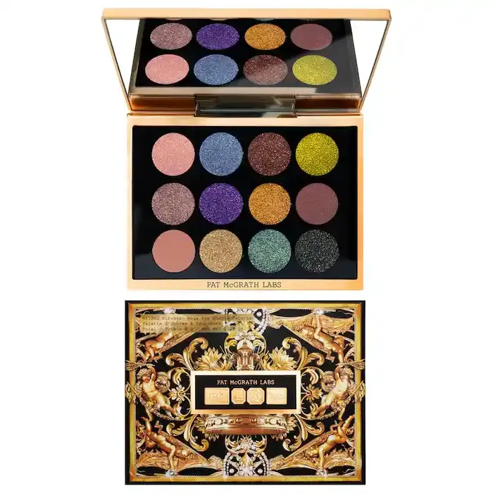 Pat Mcgrath Labs 圣诞限定12色眼影盘 #Gilded Nirvana 金色涅槃