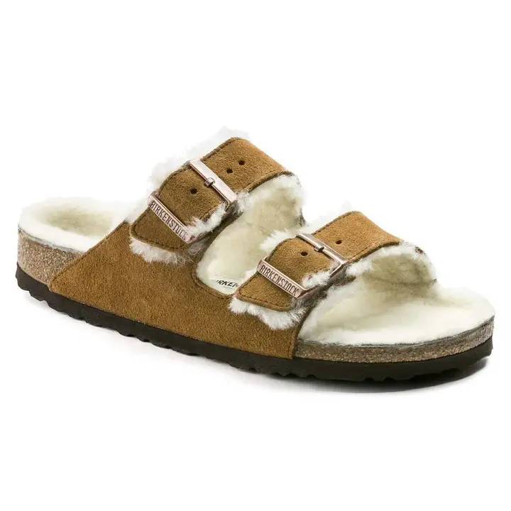 37码有货！Birkenstock 勃肯 arizona 毛绒拖鞋