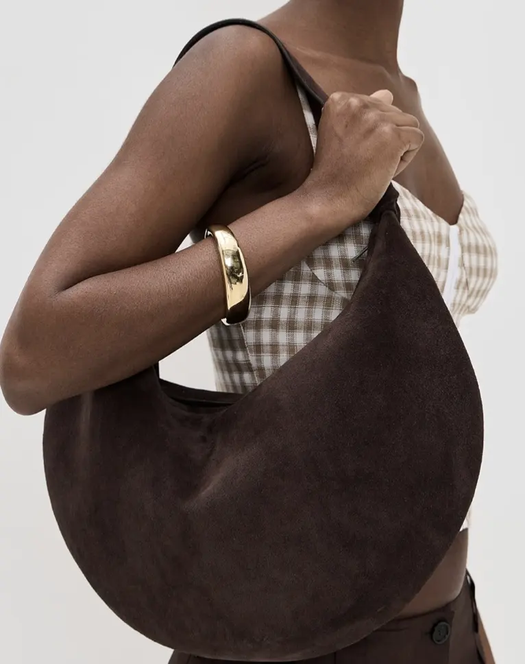 Reformation 麂皮 Hobo 包包