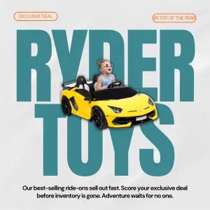Ryder Toys：精选儿童电动车最高立减 $300