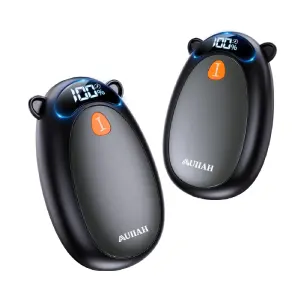 AUIIAH 可充电LED显示磁性暖手宝2只装