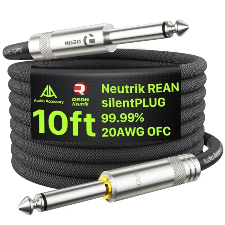 AA AUDIO ACCESSORY 热插拔静音吉他线