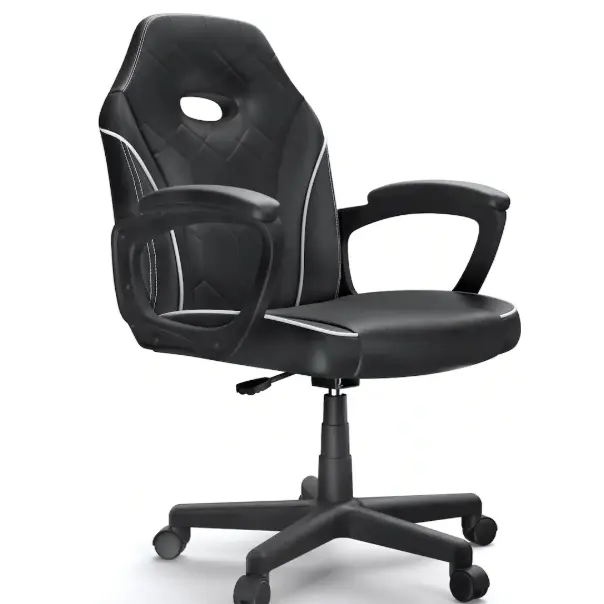 ACGAM 超薄符合人体工学皮革游戏办公椅