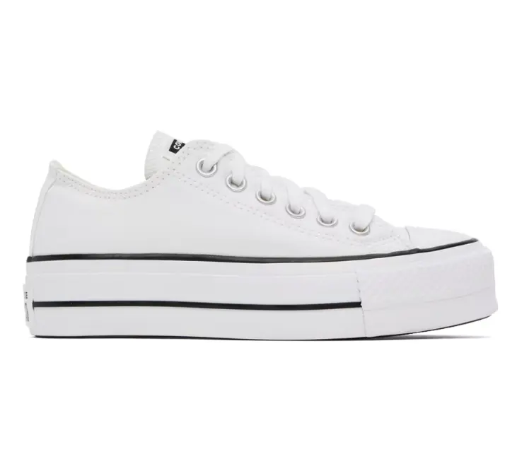 Converse 白色 Chuck Taylor All Star Lift 运动鞋