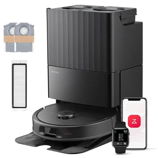 roborock QV 35S Robot Vacuum Cleaner Set with Mop Function