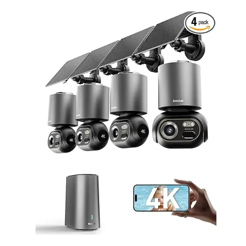 BOTSLAB 4K 无线户外安防摄像头