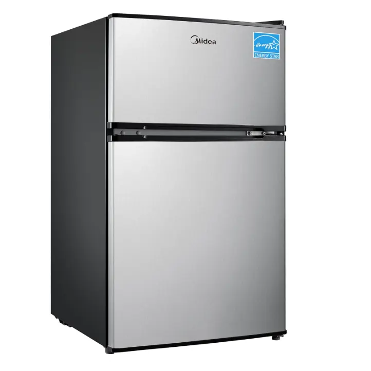 Midea 美的 WHD-113FSS1 不锈钢小型冰箱