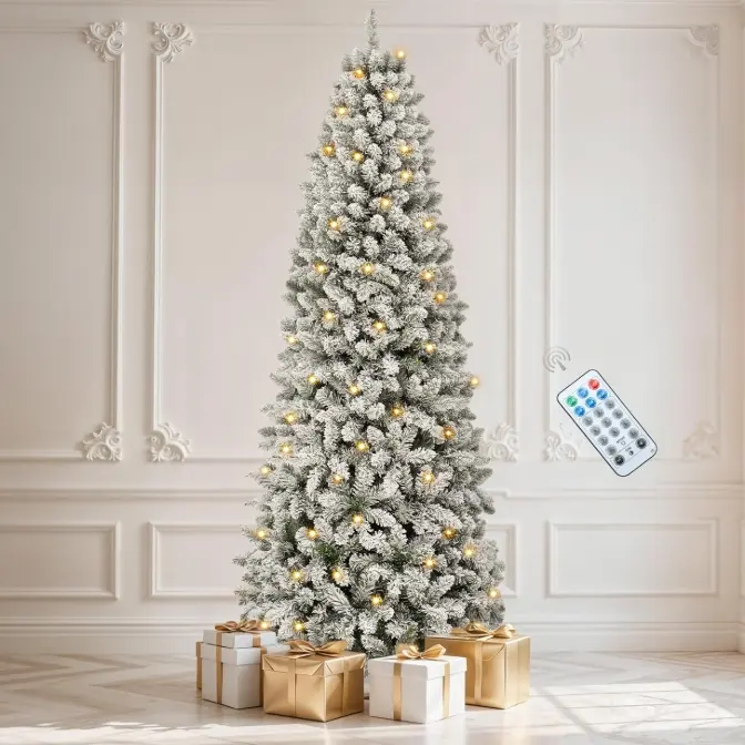 DWVO 6ft Pre-lit Artificial Christmas Tree