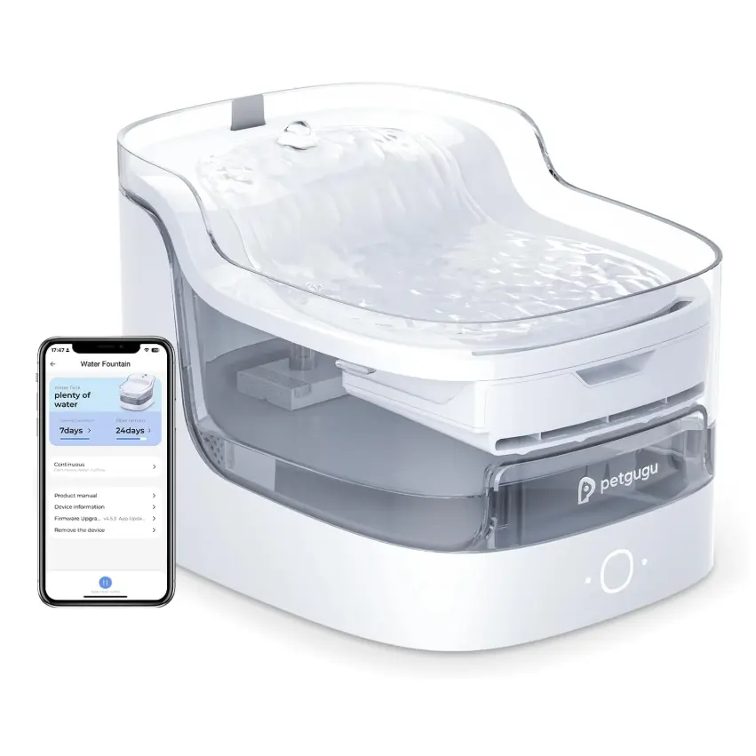 PETGUGU Automatic Cat Water Dispenser