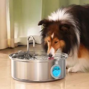 Oneisall  不锈钢宠物饮水机