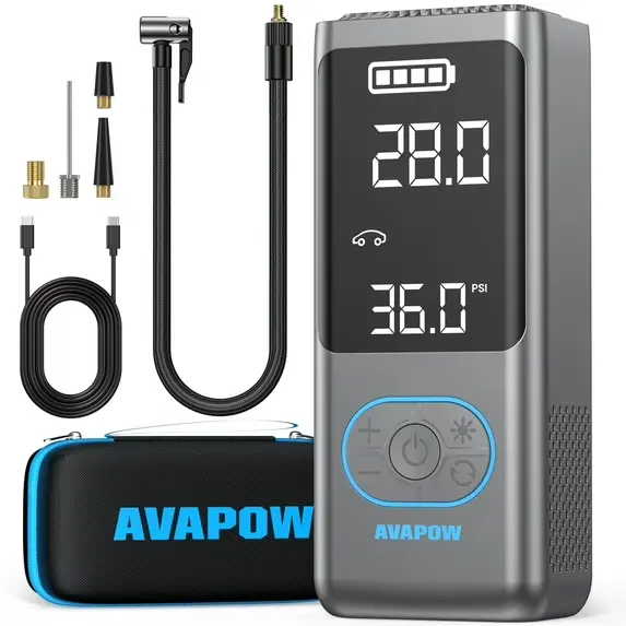 AVAPOW Tire Inflator Portable Air Compressor